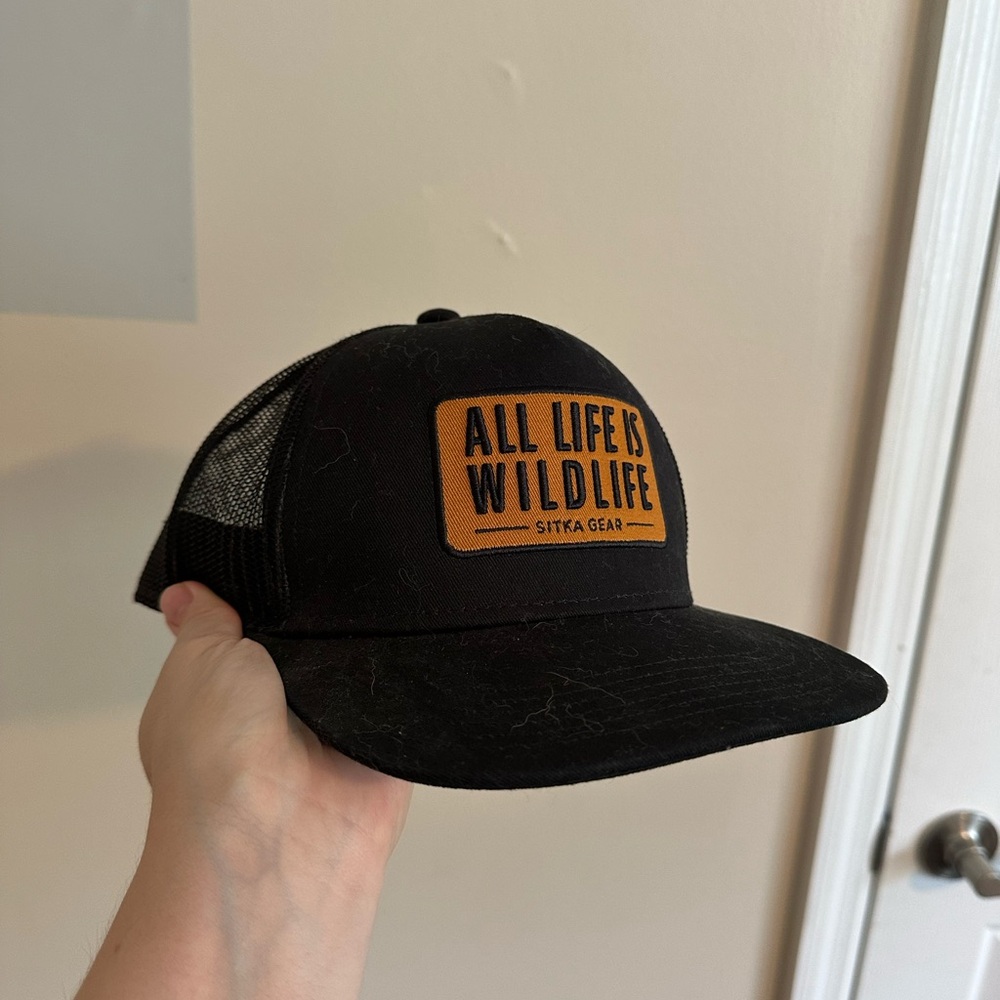 Black Sitka Gear Trucker Hat